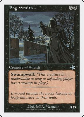 Bog Wraith card from Starter 1999
