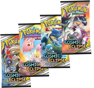 Cosmic Eclipse Booster Pack Art Bundle [Set of 4] card from SM - Cosmic Eclipse