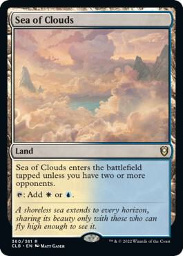 Sea of Clouds card from Commander Legends: Battle for Baldur's Gate