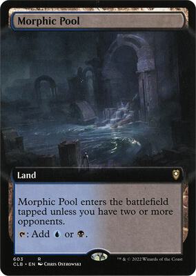Morphic Pool (Extended Art) card from Commander Legends: Battle for Baldur's Gate