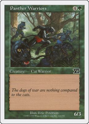 Panther Warriors card from Classic Sixth Edition