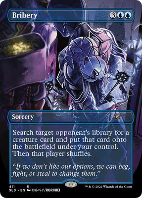 Bribery card from Secret Lair Drop Series