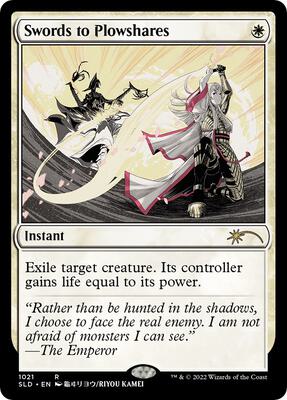 Swords to Plowshares (1021) card from Secret Lair Drop Series