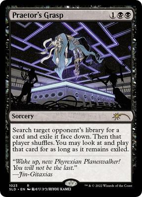 Praetor's Grasp card from Secret Lair Drop Series