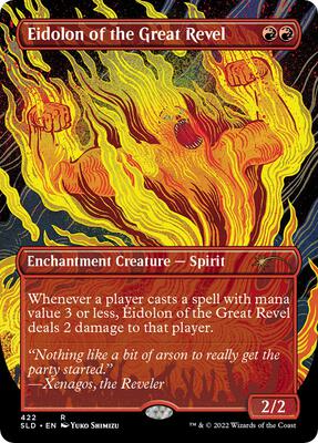 Eidolon of the Great Revel (Borderless) card from Secret Lair Drop Series