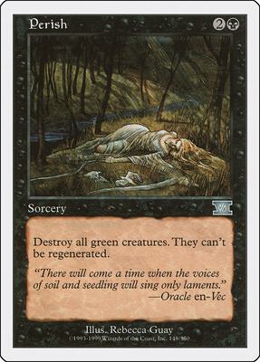 Perish card from Classic Sixth Edition