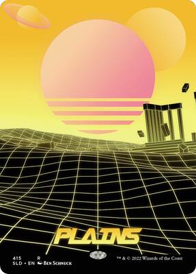 Plains (415) card from Secret Lair Drop Series