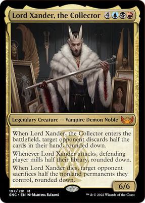 Lord Xander, the Collector card from Streets of New Capenna
