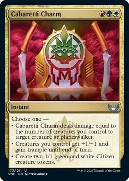 Cabaretti Charm card from Streets of New Capenna