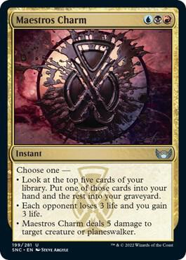 Maestros Charm card from Streets of New Capenna