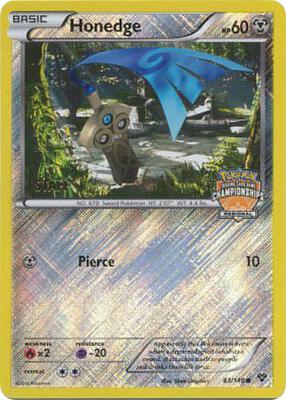Honedge 83/146 (Regional Championships) [Staff] card from League & Championship Cards