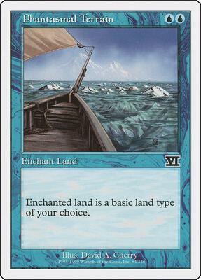 Phantasmal Terrain card from Classic Sixth Edition