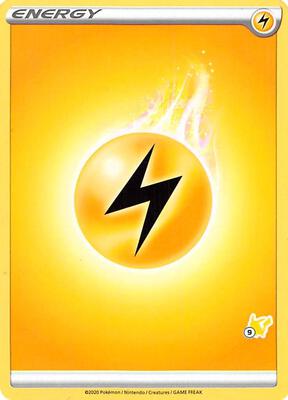 Lightning Energy (#9 Pikachu Stamped) card from Battle Academy 2022