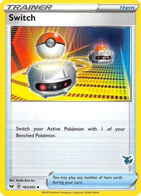 Switch - 183/202 (Eevee Stamped) card from Battle Academy 2022