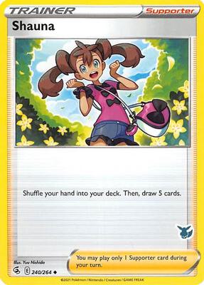 Shauna - 240/264 (Eevee Stamped) card from Battle Academy 2022