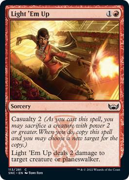 Light 'Em Up card from Streets of New Capenna