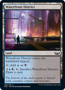 Waterfront District card from Streets of New Capenna