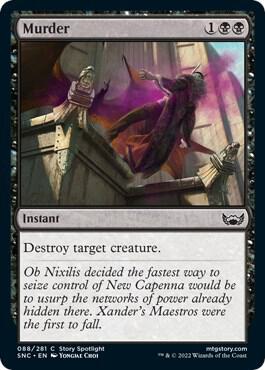 Murder card from Streets of New Capenna