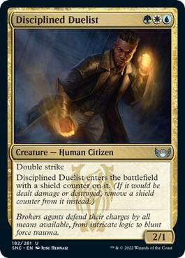 Disciplined Duelist card from Streets of New Capenna