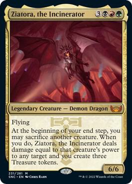 Ziatora, the Incinerator card from Streets of New Capenna