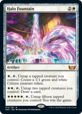 Halo Fountain card from Streets of New Capenna