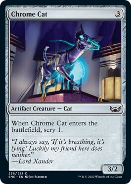 Chrome Cat card from Streets of New Capenna