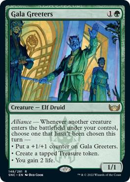 Gala Greeters card from Streets of New Capenna
