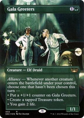 Gala Greeters (English) card from Unique and Miscellaneous Promos