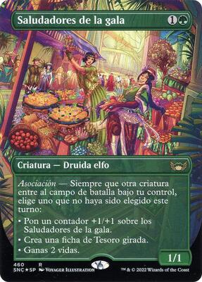 Gala Greeters (Spanish) card from Unique and Miscellaneous Promos