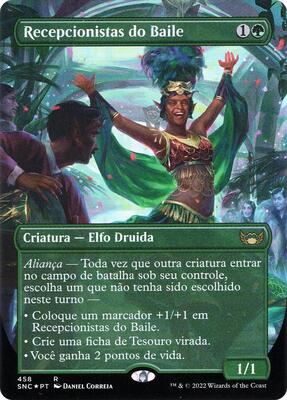 Gala Greeters (Portuguese) card from Unique and Miscellaneous Promos