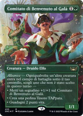 Gala Greeters (Italian) card from Unique and Miscellaneous Promos
