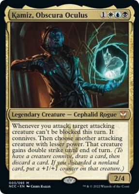 Kamiz, Obscura Oculus card from Commander: Streets of New Capenna