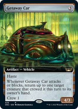 Getaway Car (Extended Art) card from Streets of New Capenna