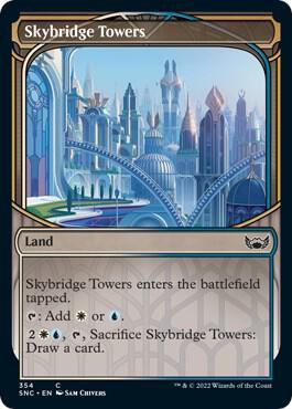Skybridge Towers (Showcase) card from Streets of New Capenna