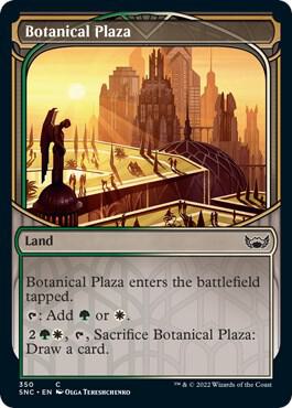 Botanical Plaza (Showcase) card from Streets of New Capenna