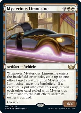 Mysterious Limousine card from Streets of New Capenna