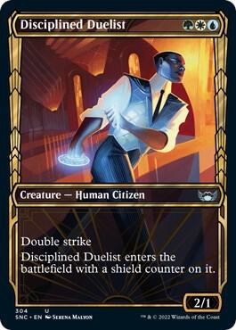 Disciplined Duelist (Showcase) card from Streets of New Capenna