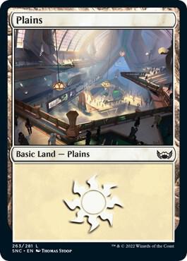 Plains (263) card from Streets of New Capenna