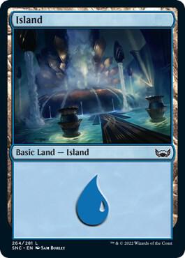 Island (264) card from Streets of New Capenna