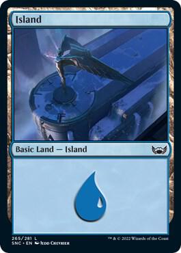 Island (265) card from Streets of New Capenna