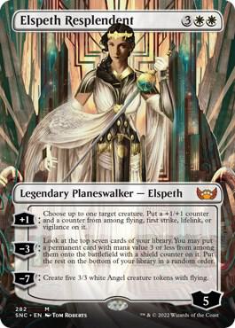 Elspeth Resplendent (Borderless) card from Streets of New Capenna