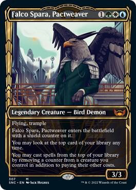 Falco Spara, Pactweaver (Showcase) card from Streets of New Capenna