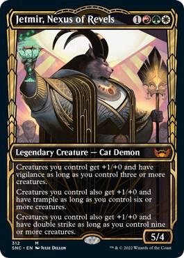 Jetmir, Nexus of Revels (Showcase) card from Streets of New Capenna