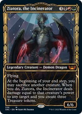 Ziatora, the Incinerator (Showcase) card from Streets of New Capenna