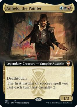 Anhelo, the Painter (Extended Art) card from Commander: Streets of New Capenna