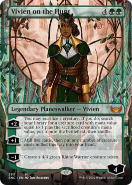 Vivien on the Hunt (Borderless) card from Streets of New Capenna