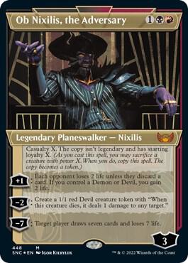 Ob Nixilis, the Adversary (Showcase) (Foil Etched) card from Streets of New Capenna
