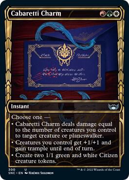 Cabaretti Charm (Showcase) card from Streets of New Capenna