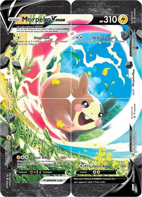 Morpeko V-Union [Set of 4] card from SWSH: Sword & Shield Promo Cards