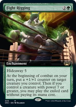 Fight Rigging (Extended Art) card from Streets of New Capenna